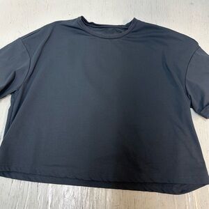 WOMENS DARK GRAY CROP TOP!!